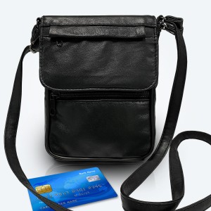 Real Leather Sling Bag-BW362159