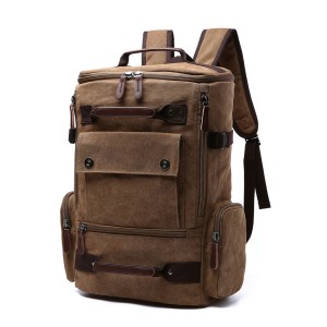 Canvas Laptop Backpack-DS8831