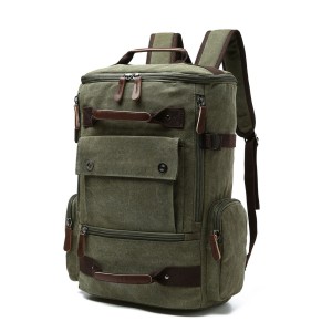 Canvas Laptop Backpack-DS8831