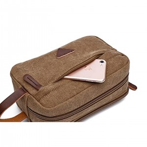 Canvas Shave Kit Bag-DS6077