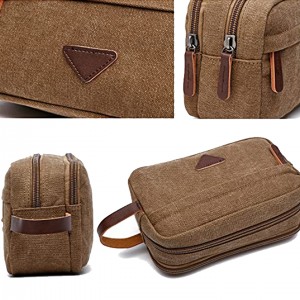 Canvas Shave Kit Bag-DS6077