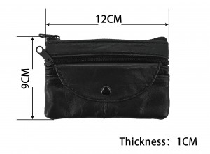 Leather Coin Purse W/keyring-BW03092